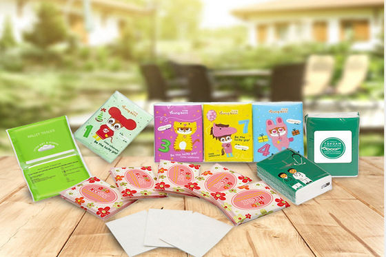 Purse 13.5gsm กระดาษทิชชู่เช็ดปาก Mini Facial 3Ply Ultra Soft Tissues
