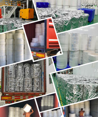 ผ้าสปันบอนด์ PE Film 12g PP Spunbond Nonwoven Fabric Hygiene Industry