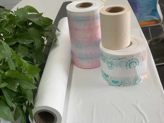 ฟิล์มกันน้ำ 20gsm PE Breathable Film 40gsm Diaper Backsheet Film